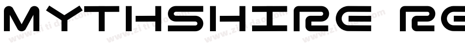 Mythshire Regular字体转换